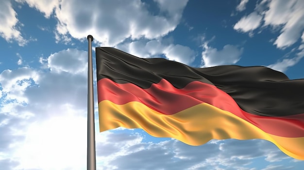 Germany flag day Generative Ai