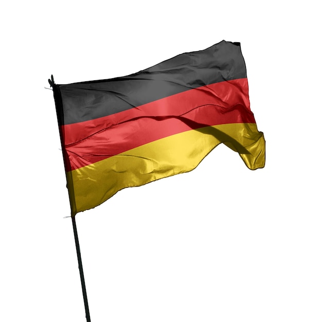 germany flag on white background