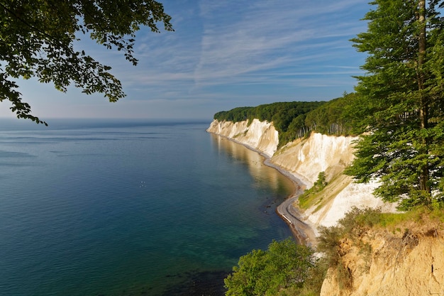 Germany, Mecklenburg-Western Pomerania, Jasmund National Park, Chalk coast at the Baltic Sea