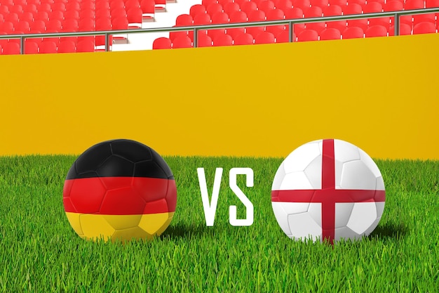 Germany vs england in stadium