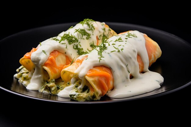 gerookte zalm enchiladas met roomkaas