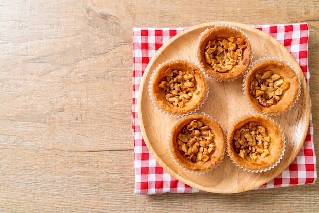 geroosterde cashewnoten notentaart