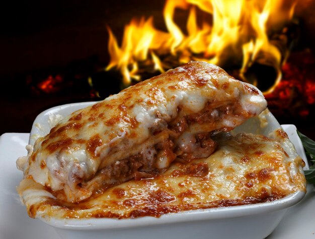 Geroosterde lasagne