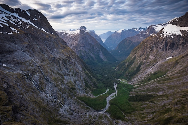 Gertrude Saddle en Gulliver Valley, Fiordland National Park