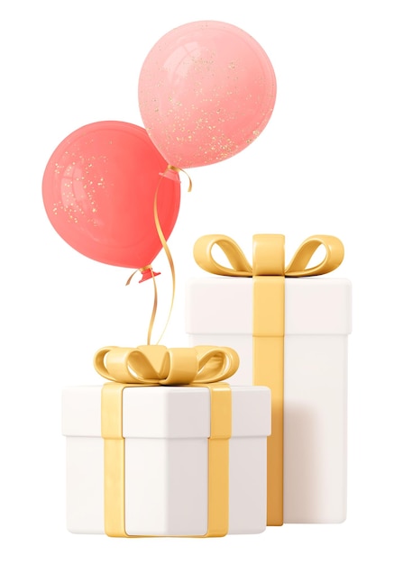 Geschenk doos sticker png 3d verjaardag grafische doorzichtige achtergrond
