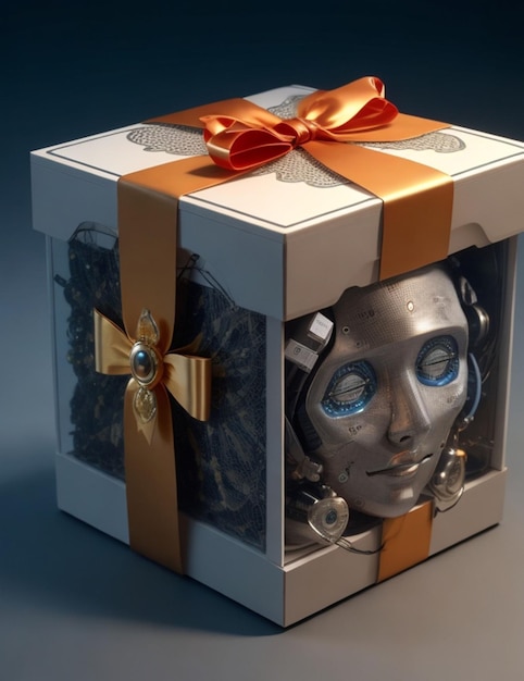 Geschenkdoos gemaakt door kunstmatige intelligentie