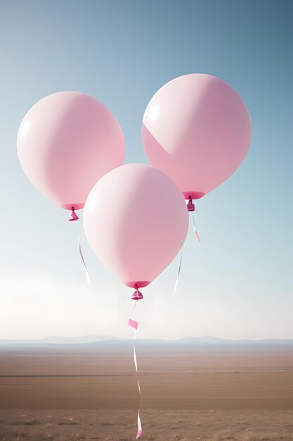 Foto geschenkdoos met ballonnen