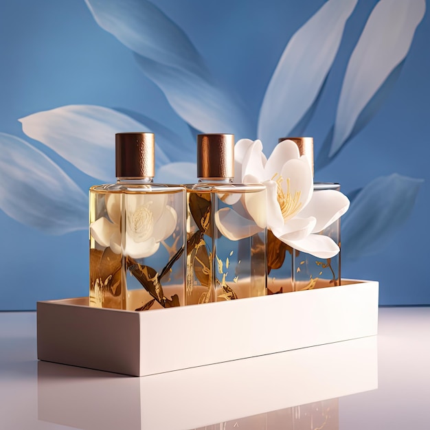 geschenkdoos voor vrouwen met wit magnolia decor
