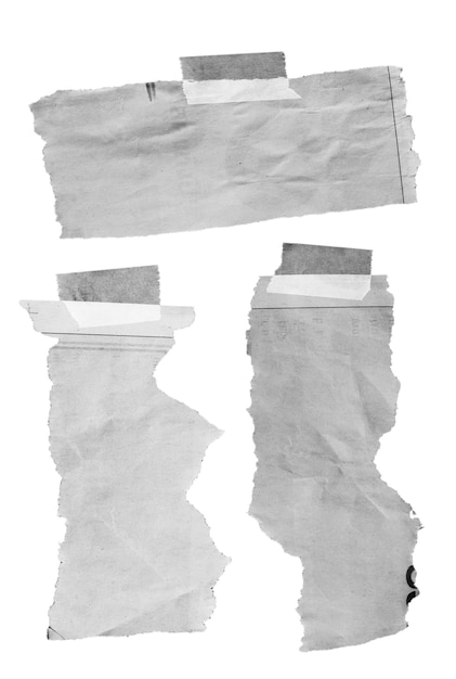 gescheurd papier met plakband ruimte voor uw bericht