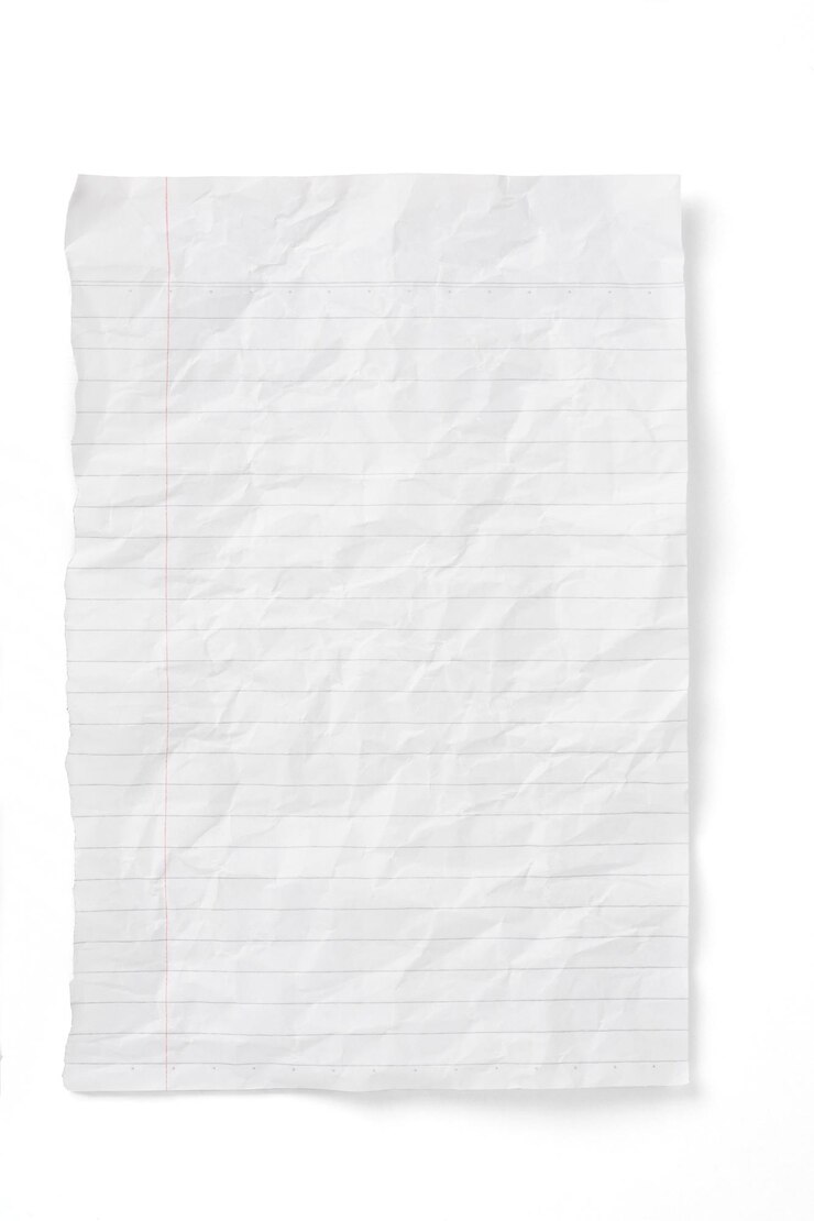 Gescheurd stuk papier geïsoleerd op wit