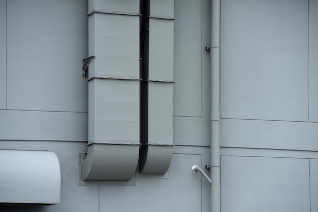 Gesloten deur van het gebouw