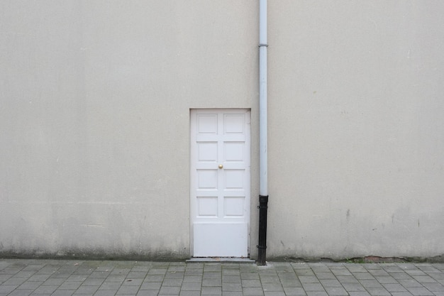 Foto gesloten deur van het gebouw