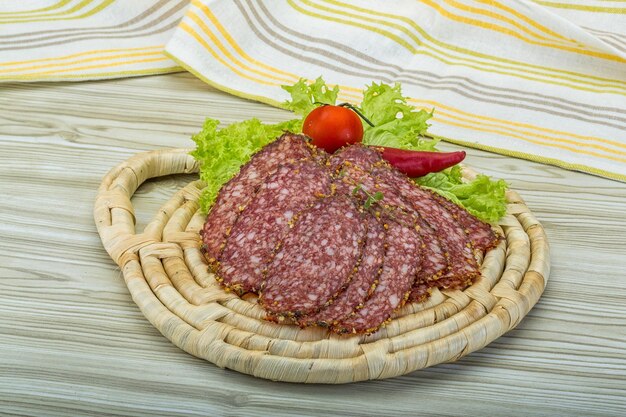 Gesneden Salami