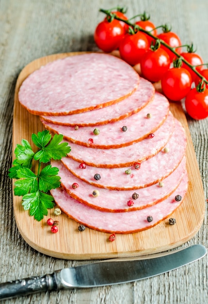 Gesneden salami