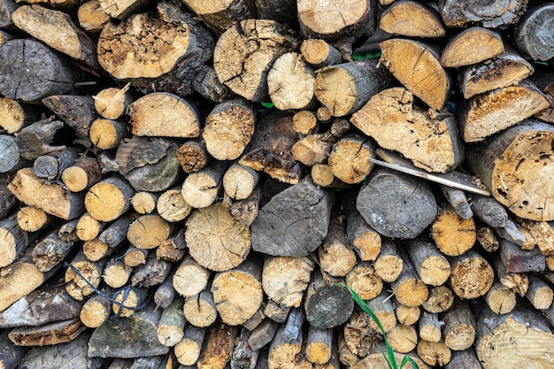 Gespleten droog brandhout textuur achtergrond