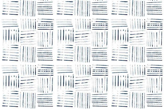 gestreepte png-achtergrond met blauwe DIY-blokdrukken