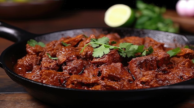 Get ready for an explosion of flavor with this spicy pork vindaloo recipe featuring juicy pork fragrant spices and a tangy sauce that will leave you wanting more Generated by AI