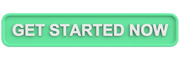 Get started now button button 3D illustration