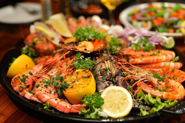 Geurige Cajun Seafood Platter met Louisiana Flair