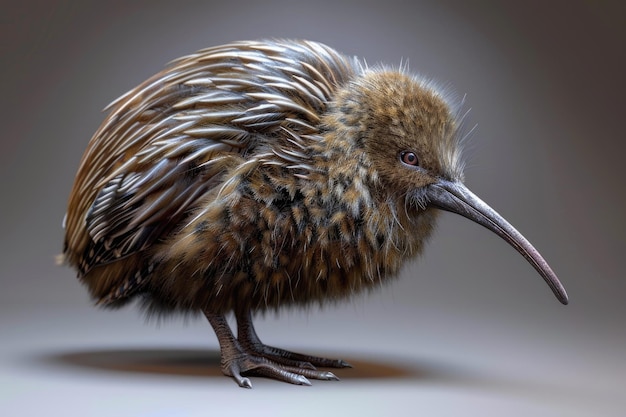 Gevaarlijke Nieuw-Zeelandse kiwi vogel
