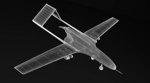 Gevechtsdrone 3D-model