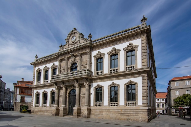 Gevel van het stadhuis van de stad Pontevedra