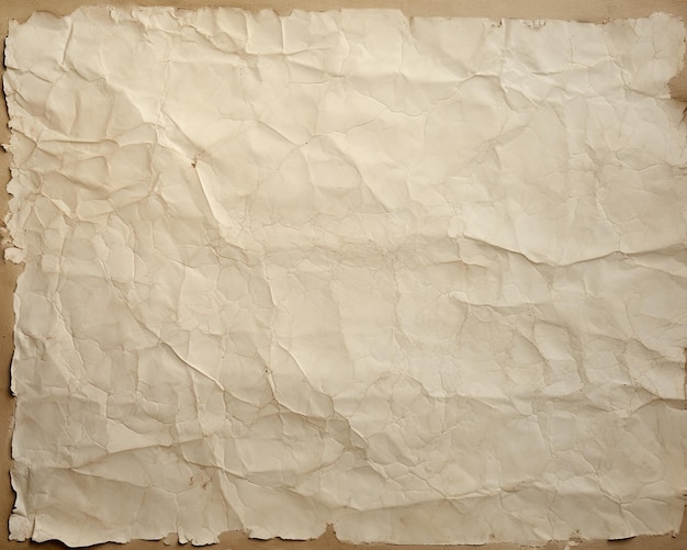 Gevouwen stuk papier met abstracte Grunge achtergrond Blanco vel met beschadigde textuur en vouw