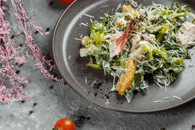 Geweldig oranje Walnut Chicken Salad bovenaanzicht?