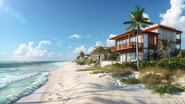 Geweldig strandhuis met privé zwembad en toegang tot het strand.