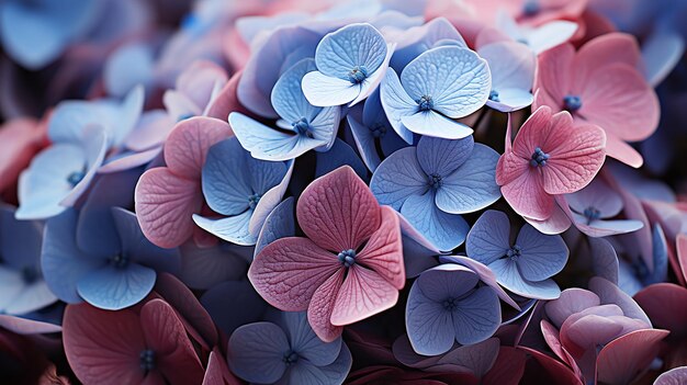 geweldige hortensia bloemen foto