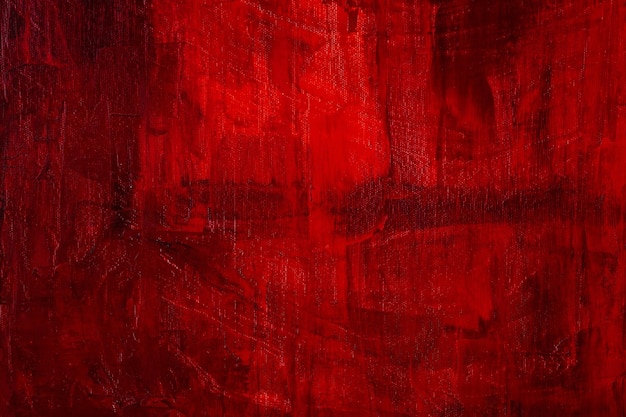 Geweldige schildertextuur in een stijlvolle rode kleur