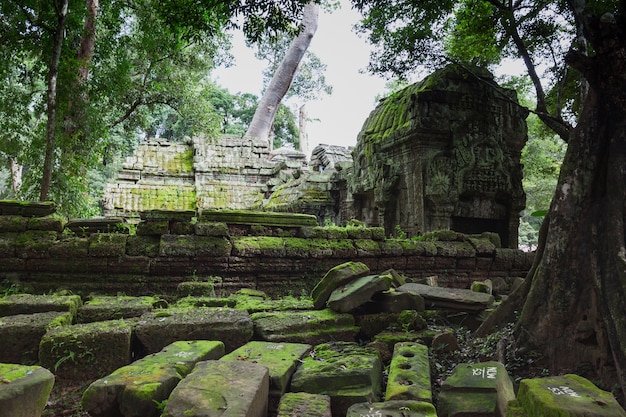 Geweldige tempel Oude Bayon-kasteel