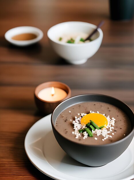 Gezellig restaurant met realistische poké bowl Neutral