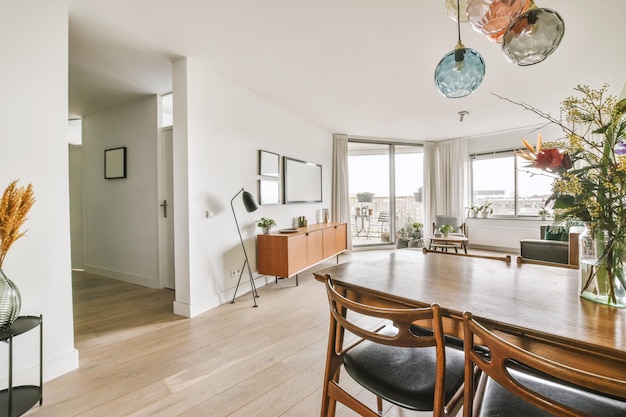 Gezellig woonkamer interieur in modern appartement