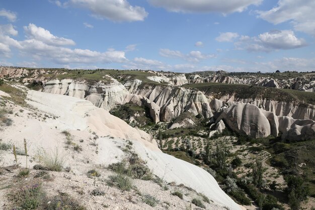 Gezicht op Cappadocië in Turkije