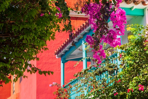 Gezicht op Cartagena de Indias, Colombia