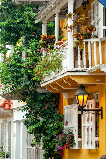 Gezicht op Cartagena de Indias, Colombia