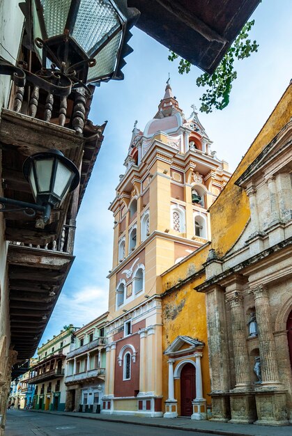 Gezicht op Cartagena de Indias, Colombia