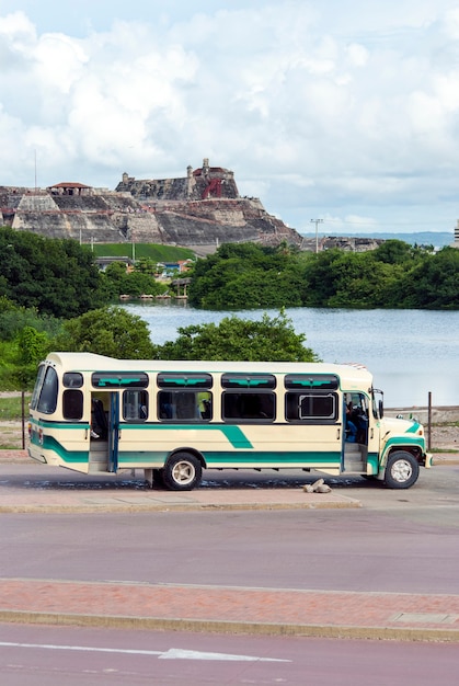 Gezicht op Cartagena de Indias, Colombia