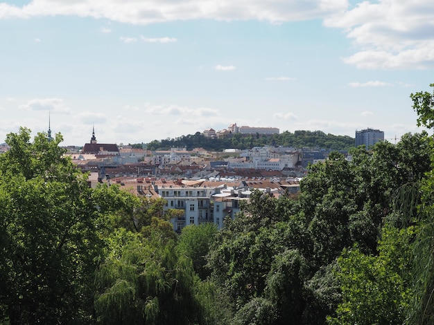 Gezicht op de stad Brno