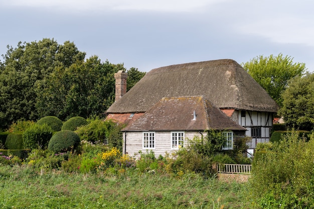 Gezicht op het Clergy House in Alfriston East Sussex