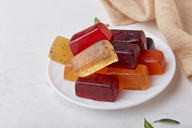 Gezond dessert suikervrij glutenvrij zelfgemaakte marmelade Geschikt voor gezond eten en voor kinderen