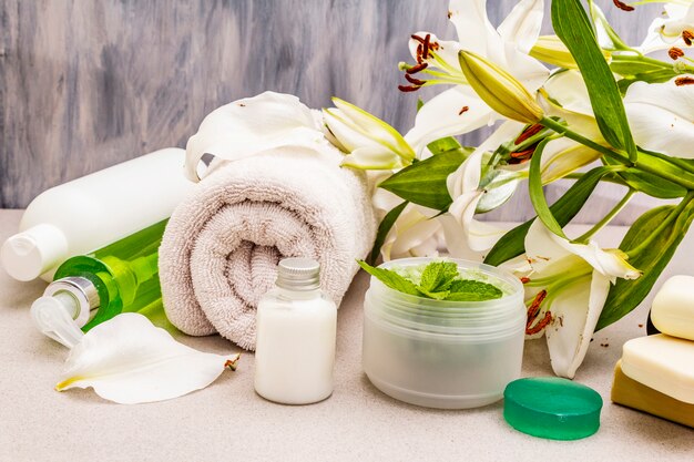 Gezond en beauty spa bloemconcept