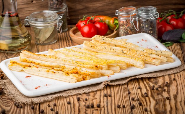 Gezond eten mooi en smakelijk eten op een bord