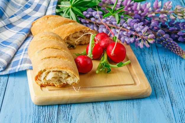 Gezond ontbijt met brood