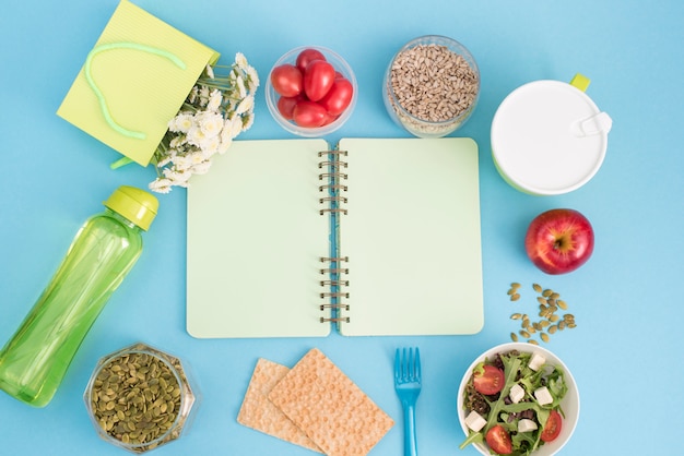 Foto gezond vegetarisch ontbijt