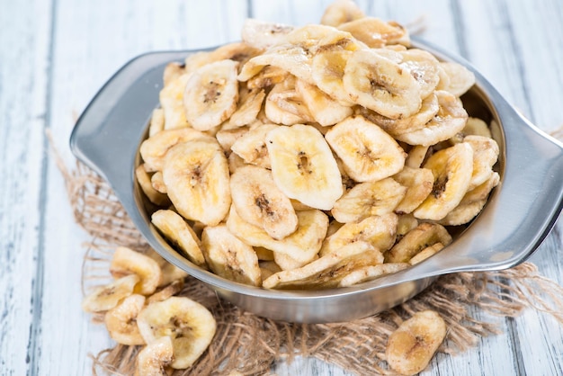 Gezonde Bananenchips