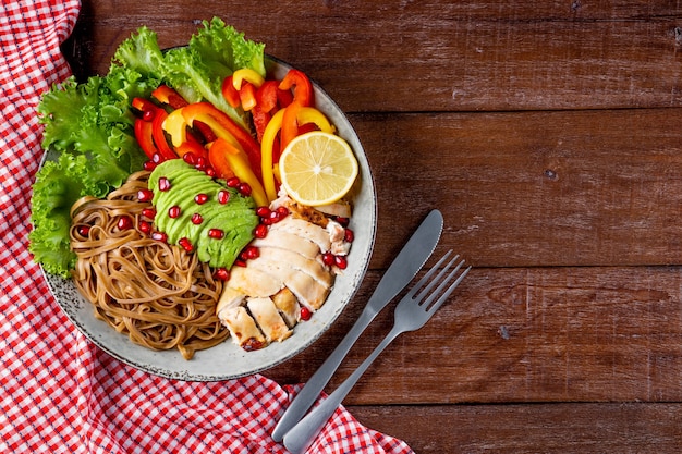 Gezonde buddha bowl lunch