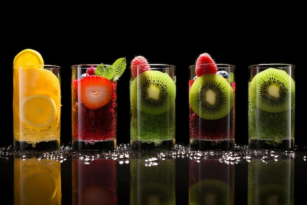 Foto gezonde drank spread juice achtergrond