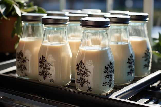 gezonde drank vol vitaminen en voedingsstoffen uit fermentatie food fotografie